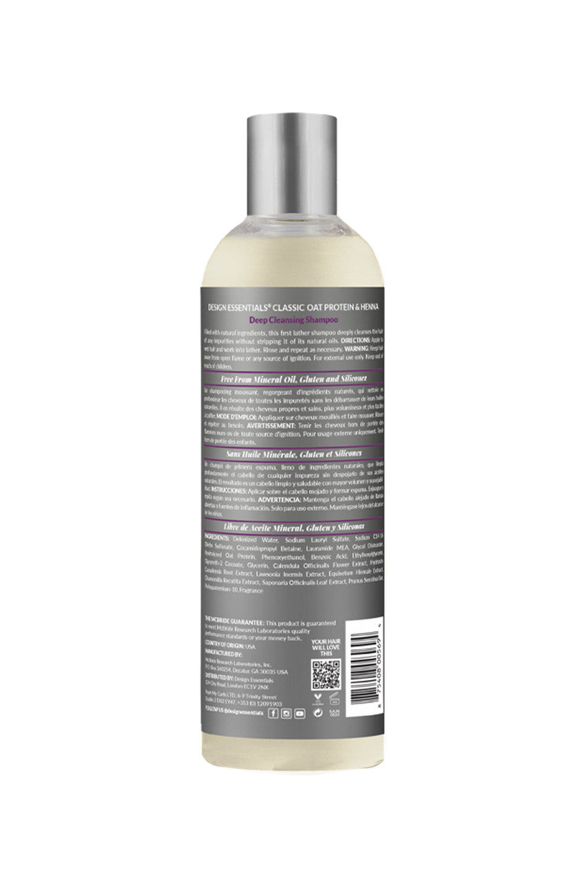 Oat Protein & Henna Deep Cleansing Shampoo