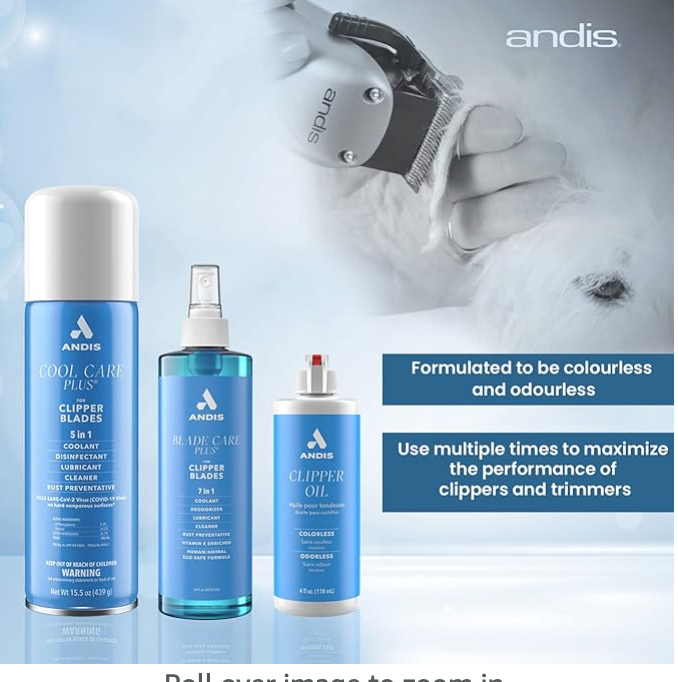 Andis Blade Oil for Grooming Clipper Specially Formulated to Clean and Lubricate The Blade