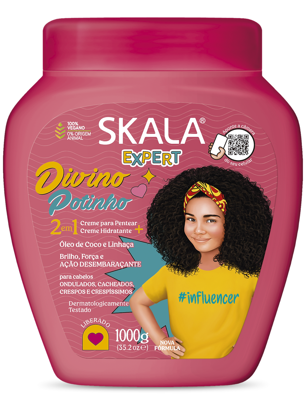 Skala - Expert - Creme 2 em 1 Crespinho Divino 1Kg - 2 in 1 Cream