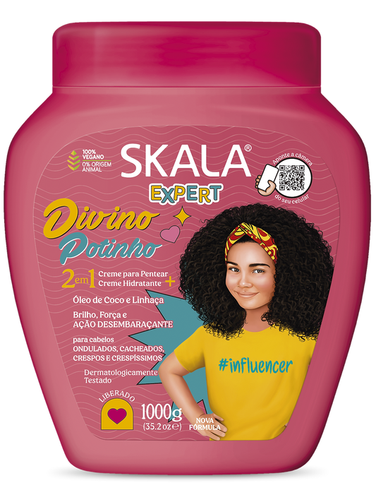 Skala - Expert - Creme 2 em 1 Crespinho Divino 1Kg - 2 in 1 Cream