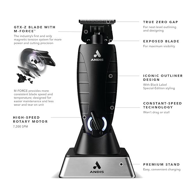 Andis GTX-EXO Black Label Special Edition Professional Lithium-ion Electric Beard & Hair Trimmer