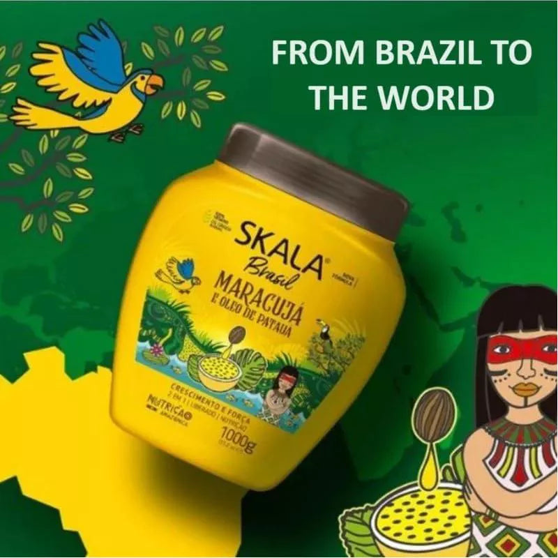 Skala brasil maracuja Passion Fruit & Pataua Oil 2 in 1 Treatment Cream