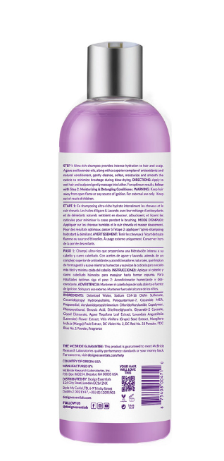 Agave & Lavender Moisturizing & Strengthening Shampoo