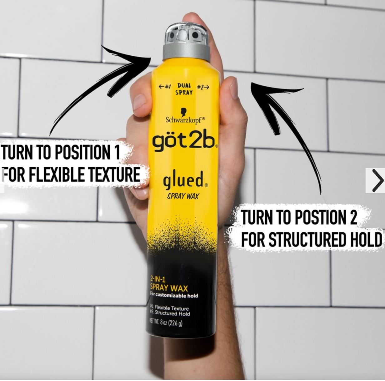 Got2b Glued 2-in-1 Spray Wax