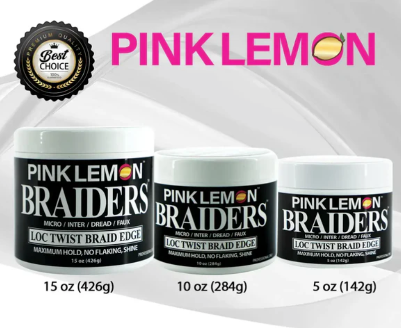 PINK LEMON Braiders Loc/Twist/Braid/Edge Gel