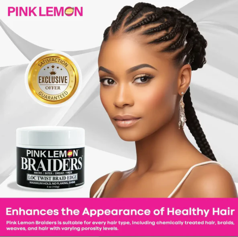 PINK LEMON Braiders Loc/Twist/Braid/Edge Gel