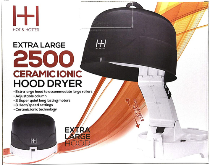 Annie Hot & Hotter Extra Large 2500 Ceramic Ionic Hood Dryer