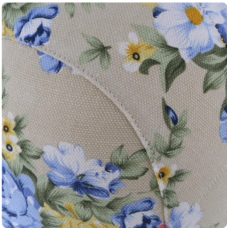 High Quality Knitted Floral Canvas Block Model Head with inch 03