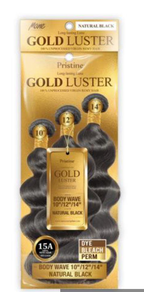 15A Pristine Gold Luster Body Wave 3pcs