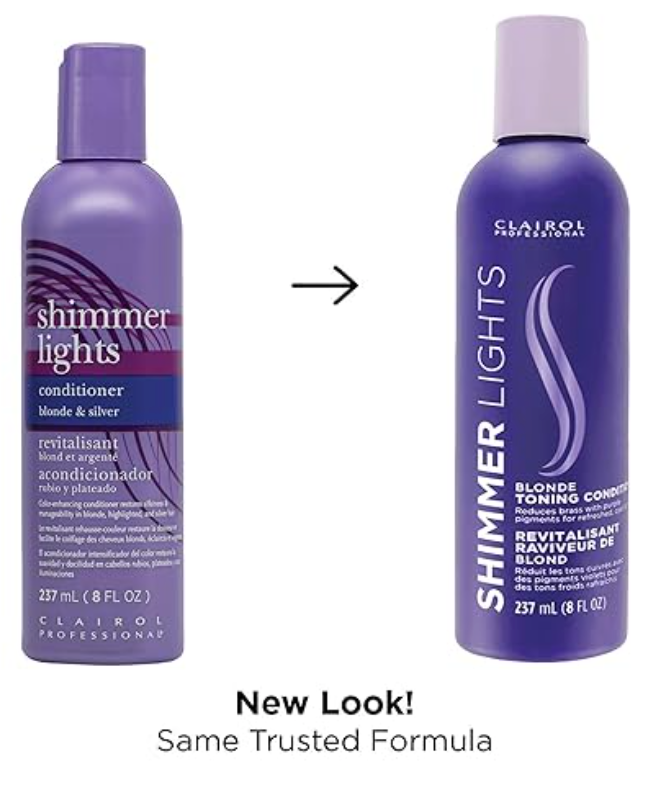 Clairol Professional Shimmer Lights Purple conditioner