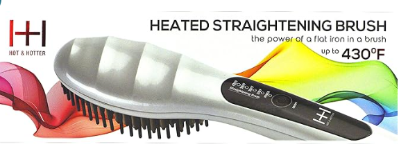 Hot & Hotter Heated Straightening Brush