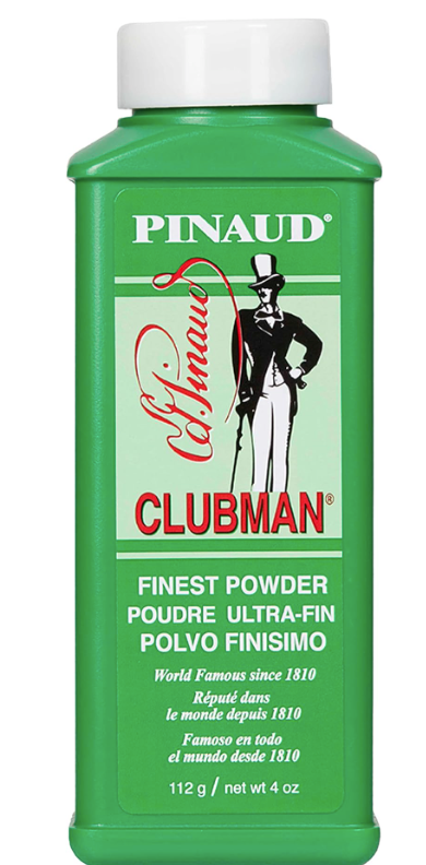 Clubman Pinaud Finest Powder, White, Skin Soothing,