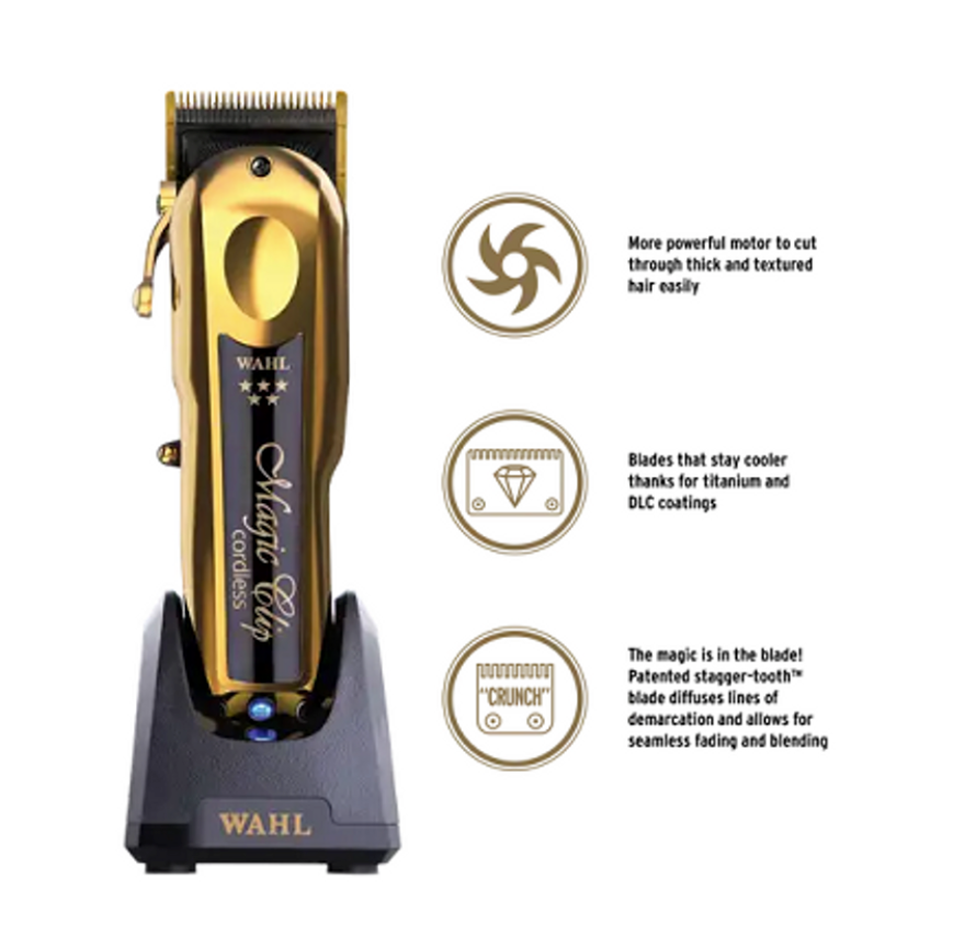 Wahl 5 Star Gold Cordless Magic Clip Clipper