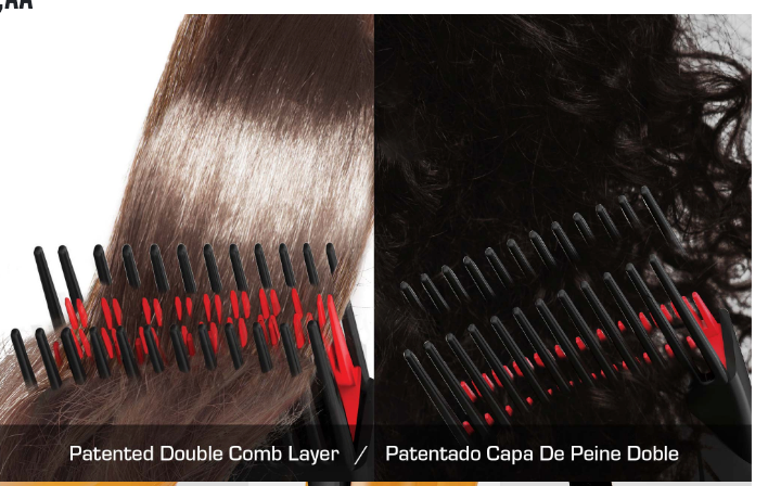 Red by Kiss 2000 Ceramic Salon Blow Dryer with 3 Detangler Bonus Attachments