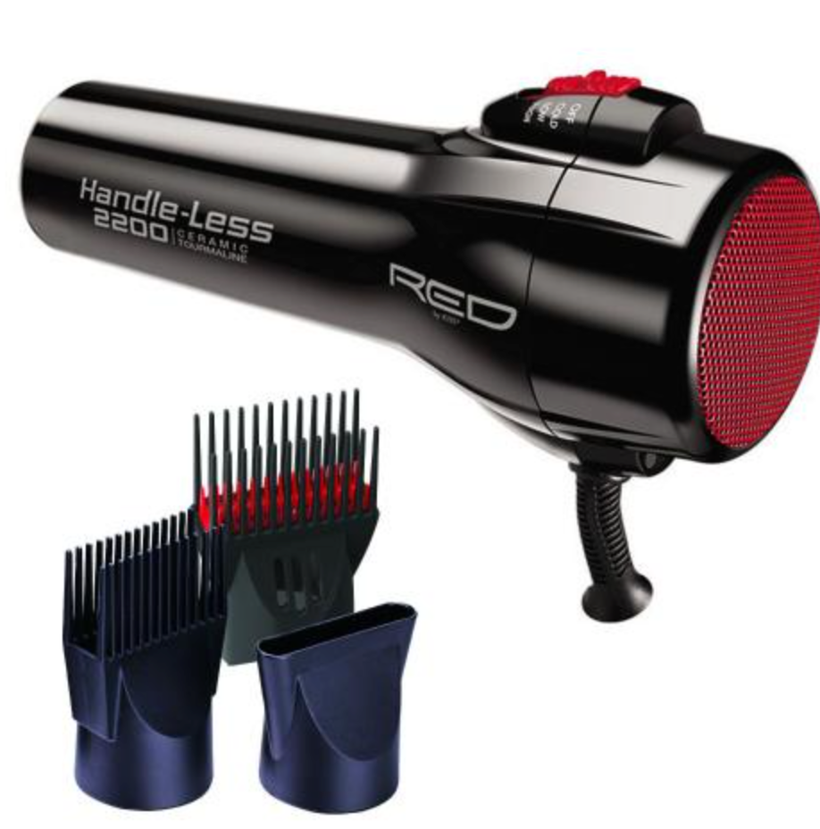 Red by kiss Handle-Less 2200 Ceramic Tourmaline Hair Dryer