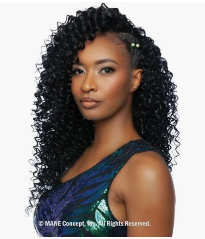 Mane Concept Pristine Green Diamond 100% Human Hair -"Deep Wave"