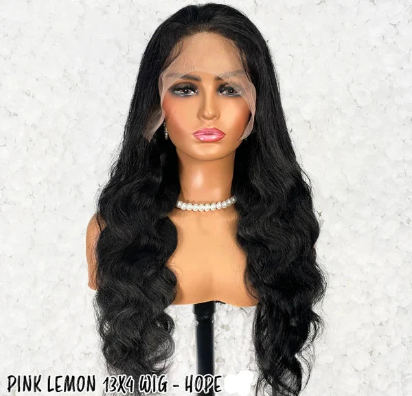 Pink Lemon 100% Unprocessed Human Hair 13X4 Full Lace Frontal Wig 200% Density - Hope 32"