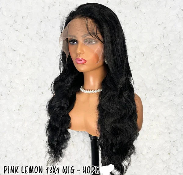 Pink Lemon 100% Unprocessed Human Hair 13X4 Full Lace Frontal Wig 200% Density - Hope 32"