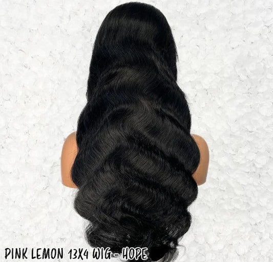 Pink Lemon 100% Unprocessed Human Hair 13X4 Full Lace Frontal Wig 200% Density - Hope 32"