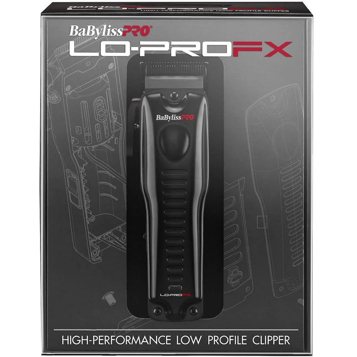 BaBylissPRO® Lo-PROFX High-Performance Low-Profile Clipper